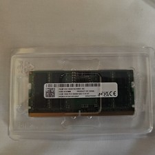 Micron 16GB DDR5 5600 MHz SODIMM 1Rx8 Laptop RAM Memory - MTC8C1084S1SC56BD1 picture