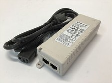 Microsemi PD-3501G/AC Gigabit PoE Injector 15.4W 48V 0.35A Adapter W/Power Cord picture