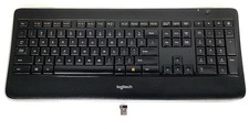 LOGITECH K800 Wireless Illuminated Keyboard (Y-R0065) with USB Receiver Dongle picture