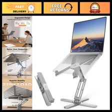 Adjustable Laptop Stand with 360° Rotation, Ergonomic Design, Foldable, Fits Up picture