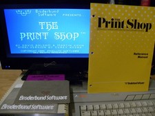 ATARI Print Shop WORKING TESTED 400/800/1200XL/1450/XF551/822/130XE/800XL picture