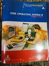 RARE - PRE & POST PRODUCTION Atari  DISK OPERATING SYSTEM II REFERENCE Manual picture