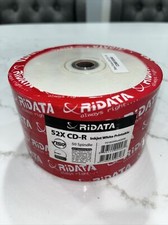 New 50 RIDATA Blank 52X CD-R CDR White Inkjet Printable Media Disc CDM01X0068 picture