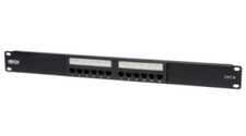 Tripp Lite 12-Port Cat6 Cat5 Patch Panel 568B 110 Punch Down Rackmount RJ45 1URM picture