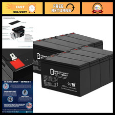 12V 8Ah Rechargeable Battery for APC Back-UPS XS 1300VA LCD - 8 Pack, High Perfo picture