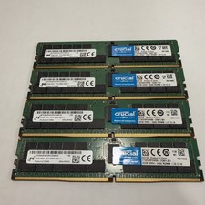 Lot of 4 Micron 32GB DDR4 RDIMM ECC Registered PC4-2666V RAM - BAD / NOT WORKING picture