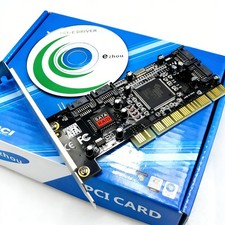 New 4 Port SATA PCI Expansion Card PCI To SATA Adapter Card RAID picture