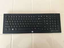 HP KG-0981 Wireless Keyboard Black QWERTY English Multimedia picture