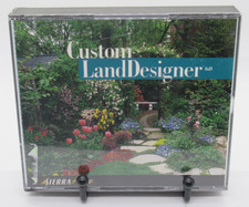 SIERRA HOME-CUSTOM LAND DESIGNER 3D 6.0, 3-DISC PC CD-ROM SET, GARDEN + PROJECTS picture