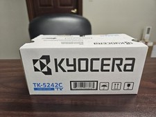 Genuine Kyocera Mita TK5242C Cyan Toner Cartridge ECOSYS Printers will overbox picture