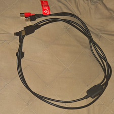 Huion Kamvas / Wacom 3-in-1 Cable - Right-Angle USB-C to HDMI & Dua picture