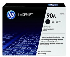 HP 90A Black LaserJet Toner Cartridge (CE390A) - Genuine OEM picture