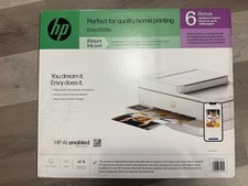 HP Envy 6558E Wireless All-in-One Color Photo Inkjet Printer White NEW Sealed picture
