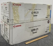 Canon GPR-21 Toner Cartridge Set Of 4 - Black, Cyan, Magenta, Yellows - NIB - picture