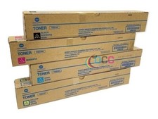 Genuine Konica Minolta TN514 CMYK Toners Set A9E8130 A9E8230 A9E8330 A9E8430 picture