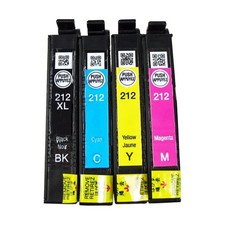 Genuine Epson 212XL Black & 212 Color Ink Cartridge XP-4105 WF-2850  WF-2830 picture