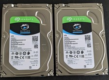 Pair of Seagate Skyhawk 4TB Surveillance Hard Drives ST4000VX007 No Bad Sectors picture