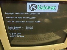 Gateway HP Motherboard E13976 128Mb Ram, 433 Mhz Celeron 729475-203 Tested picture