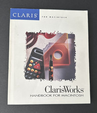 ClarisWorks Handbook for Macintosh 1993 - Handbook Only No Software picture