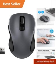 Lightweight 2.4GHz Wireless Mouse - Ergonomic, Portable, High Precision picture