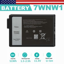 For Dell 7WNW1 Laptop Battery For Dell Latitude 7424 5424 5420 Rugged DMF8C P85G picture