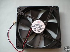 1pc Brushless DC Cooling Fan 7 Blade 12V 140x140x25mm 14025 2 pin connectors picture