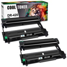 2 Black DR420 Drum Unit Compatible With Brother DR-420 TN450 HL-2270DW HL-2240 picture