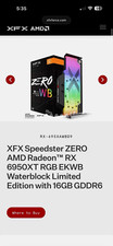 XFX Speedster ZERO AMD Radeon RX 6950 XT 16GB GDDR6 RGB Graphics Card picture