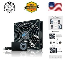 Compact 120mm Dual-Ball Bearing Fan with Speed Control for Quiet Operation picture