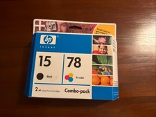 HP Invent 15 & 78 Black and Tri- Color Combo Pack Print Cartridge  New -C8789BN. picture