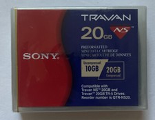 Sony Travan NS TR-5 20 GB Data Tape Cartridge QTR-NS20 Preformatted picture