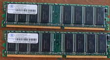 512MB Kit 2x256MB PC-2700 DDR333 Nanya NT256D64S88B1G-6K DIMM RAM picture