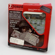 Ideazon Medal of Honor Zboard Interface Keyboard Overlay Open Box Vintage  picture