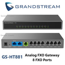 Grandstream GS-HT881 Analog FXO Gateway 8 FXO Port NAT Router picture