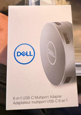 NEW- Dell 6MC1K DA305 6-in-1 USB-C Multiport Adapter HDMI VGA Ethernet USB picture