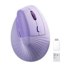 SEENDA Vertical Wireless Mouse Ergonomic Rechargeable USB-C Silent for PC Mac picture