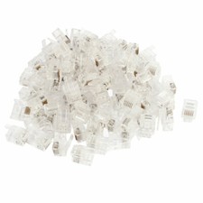 80pcs RJ12 6P6C Modular Network Crimping Ethernet Cord Wire Adapter Connector picture