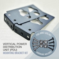 Vertical PDU Mounting (2) Brackets PDU-BRKT-870-KIT (+hardware). Made in USA picture