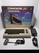 Vintage Commodore 64 C64 PC Computer Matching Serial # Complete in Box CIB picture