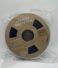 Deeplee Matte PLA 3D Printer Filament 1.75mm Navy Blue 1kg Spool Sealed picture