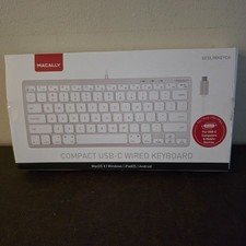 Macally Compact USB-C Wired Keyboard (New/Open)  picture