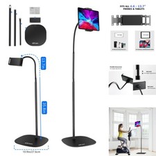 Height Adjust Gooseneck Floor Stand iPad Pro Air Samsung Tab iPhone Mount Holder picture