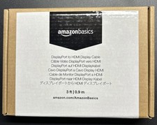 Brand New Amazon Basics DisplayPort to HDMI Uni-Directional Cable 3 Foot picture