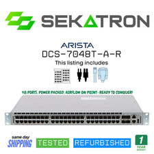 ♻️Arista DCS-7048T-A-R 48 Port Gigabit Switch  4 SFP Uplink R-F Airflow⚡FastShip picture
