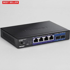 Network Switch 6 Port Unmanaged Multi Gig Ethernet Lifetime Protection Compact picture