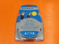 ⭐️⭐️⭐️⭐️⭐️ NEW Dynex USB 2.0 A to B Peripheral Device Cable 6ft/1.8m picture