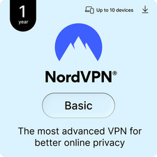 NordVPN Basic, 10 Devices, 1-Year, Premium VPN Software, Digital Code picture