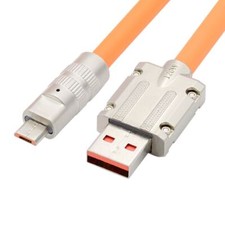Micro USB 5Pin to USB2.0 Liquid Silicone Ultra Soft Power Data Cable Fast Charge picture