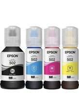 Genuine Epson 502 Ink Combo Bottle for ECO-TANK ET-Printers-OEM-4PK picture