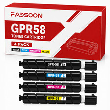GPR58 4PK High Yield BK/C/M/Y Toner for iR-ADV C256iF III C356iF III DX C257iF picture